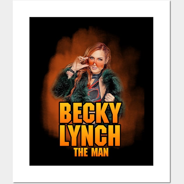 Becky Lynch Wall Art by Tuna2105